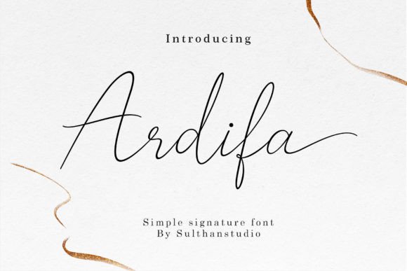Ardifa: The Signature Font That Feels Like a Handshake
