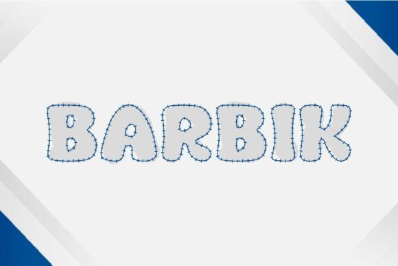 Barbik: A Creative Display Font for Modern Branding