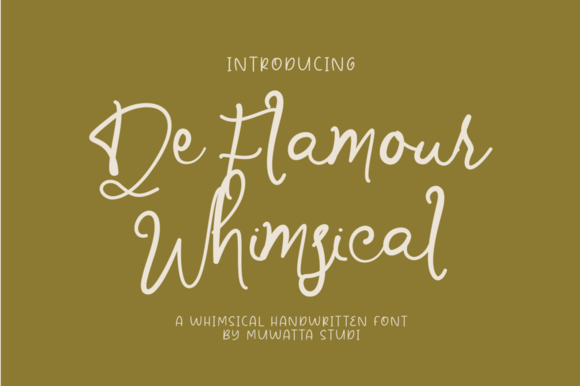 De Flamour Whimsical: A Font for Enchanting Design