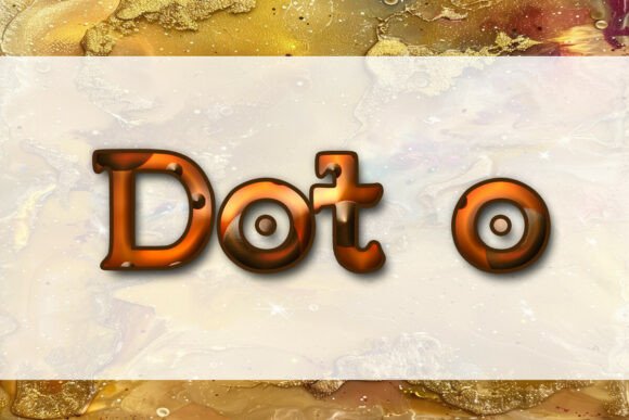 Dot O: A Typeface That Pops with Personality