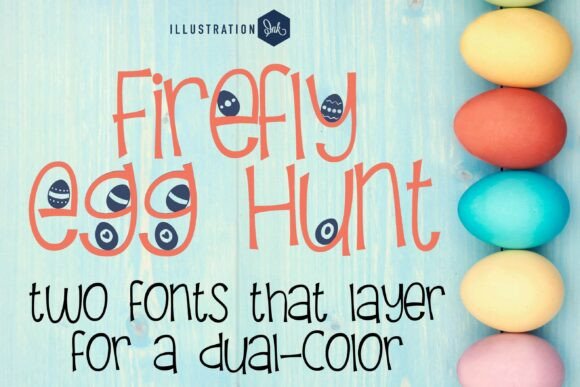 Firefly Egg Hunt: A Creative Font for Whimsical Branding