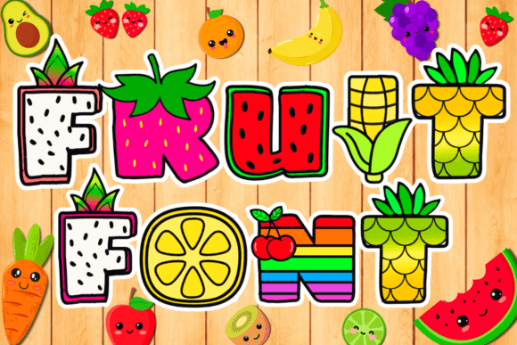 Fruit: A Playful Display Font for Vibrant Designs