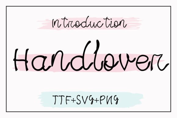 Handlover: The Vibrant Color Font for Creative Projects