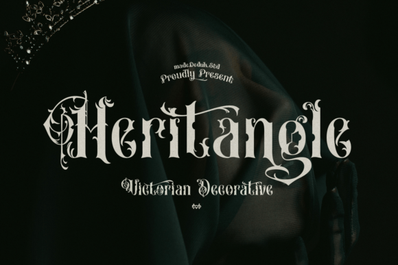 Heritangle: The Dark Elegance of a Victorian Display Font