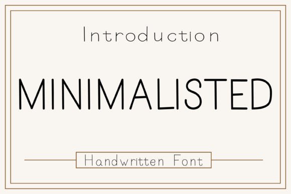 Minimalisted: A Vibrant Approach to Modern Typography