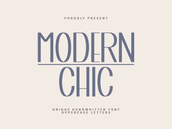 Modern Chic: A Handwritten Font for High-End Aesthetics