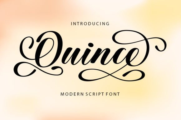 Quince Script: A Fresh Take on Modern Handwritten Style