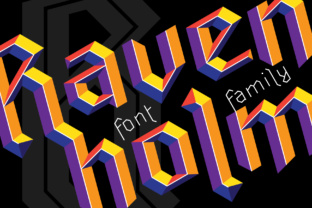 Ravenholm Family: A Modern Gothic Font for Bold Brands