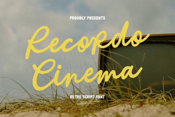 Recordo Cinema: A Lively Retro Script Font