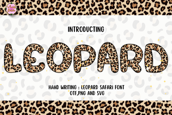 Roar into Creativity with the Leopard Safari Typeface