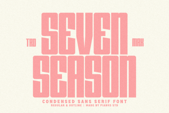 Seven Season: Your Go-To Font for Retro Vibe