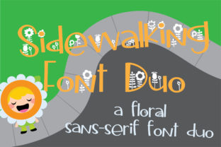 Sidewalking Duo: A Playful Font Pairing for Creative Projects
