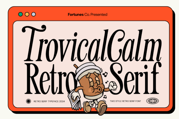 Tropical Calm: A Retro Sans Serif for Modern Brands