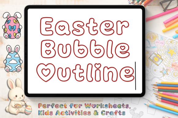 Unlock Creative Potential with Easter Bubble Outline
